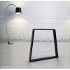 Nogi metalowe trapezowe 80x60x75 PROFIL 6x2cm