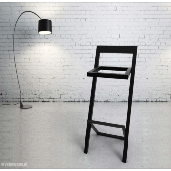 Hoker metalowy z oparciem 30x30x72 PROFIL 30x30