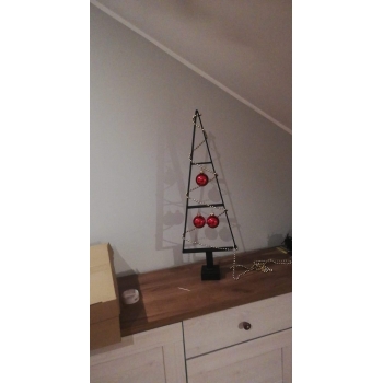 Choinka mała - metalowa dekoracja LOFT