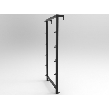 Stojak na gryfy i sztangi - przyścienny