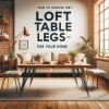 Jakie nogi wybrać do swojego stołu w jadalni?