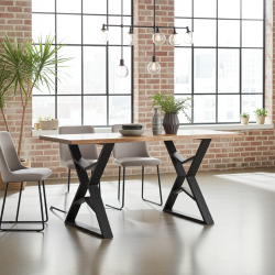 Nogi do stołu jadalnego "GWIAZDA" h72cm