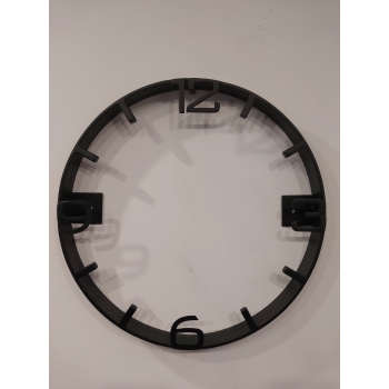 Obręcz stalowa pod zegar z cyframi i wskaźnikami LOFT