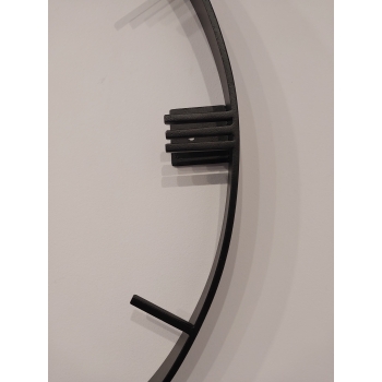 Obręcz stalowa pod zegar z godzinami rzymskimi i wskaźnikami LOFT