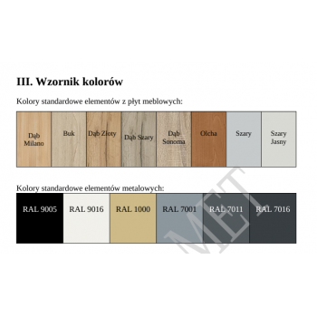 Półka, szafka na buty LOFT - z blatem