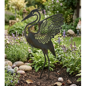 Czapla - ozdoba ogrodowa 2