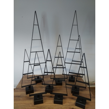 Choinka - metalowa dekoracja LOFT - średnia