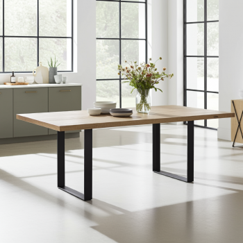 Nogi metalowe 40x40 PŁASKOWNIK 80x6mm