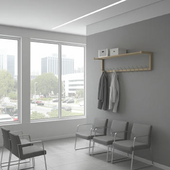 Wieszak ścienny LOFT z półką na czapki