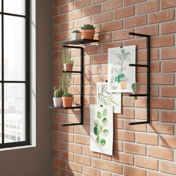 Wspornik półki poczwórny 90 x 20cm