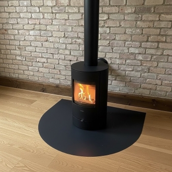 Blacha pod kominek 100x100 cm (półokrąg)