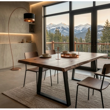 Nogi metalowe trapezowe 80x60x75 PROFIL 4x2cm