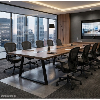 Nogi metalowe trapezowe 80x60x75 PROFIL 6x2cm